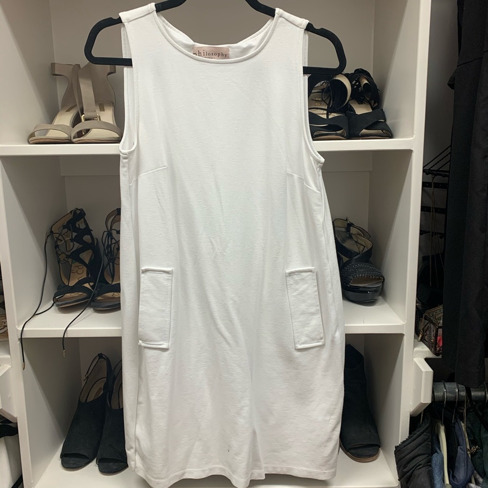 Philosophy white dress